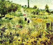stigen upp over faltet, Pierre-Auguste Renoir